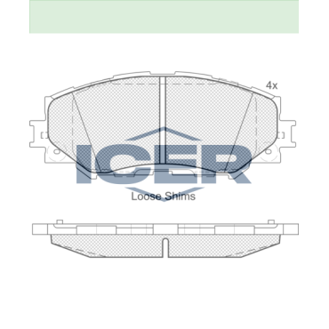 ICER əyləc bəndi 181760