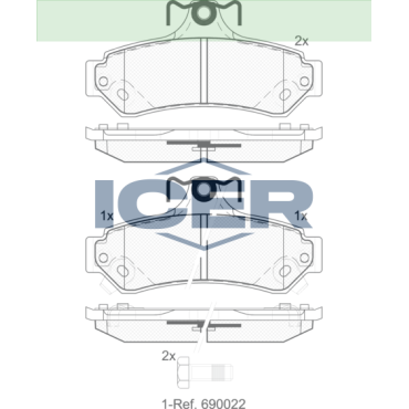 ICER əyləc bəndi 182078