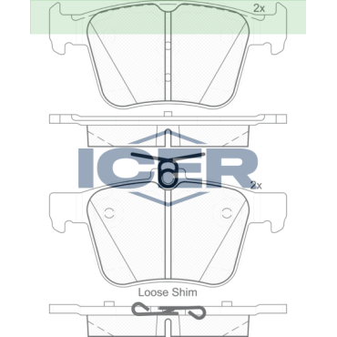 ICER əyləc bəndi 182098